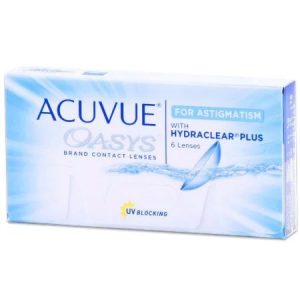 Acuvue Oasys for Astigmatism with hyrdaclear plus - 6 lenses