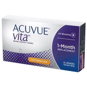 Acuvue Vita - UV Blocking - For Astigmatism - 6 Lenses for daily wear