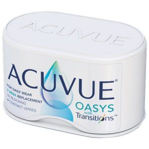 Daily Wear UV Blocking Acuvue 6 Contact Lenses - Oasys with Transitions
